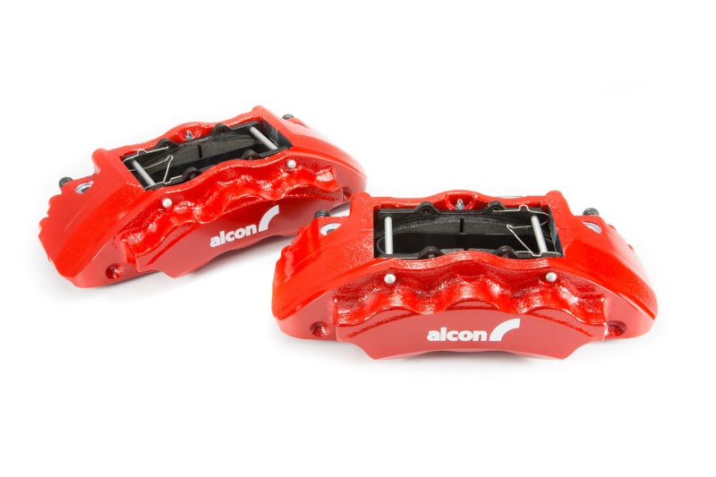 Alcon 20 Toyota Tacoma w/ 17in+ Wheels 352x30mm Rotors 6-Piston Red Calipers Front Brake Upgrade Kit