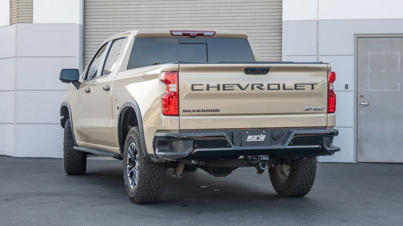 Borla 140915 ATAK Cat-Back Exhaust System for 2022-2023 Chevrolet Silverado 1500 ZR2 and GMC Sierra 1500 AT4X 6.2L V8