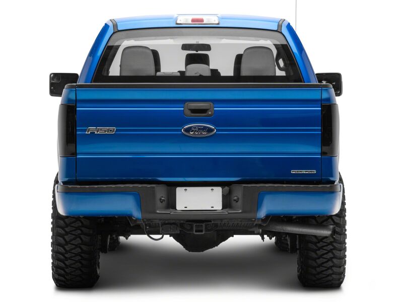 Raxiom Ford F-150 Styleside Axial Series LED Tail Lights with Black Housing and Smoked Lens – Part T582534