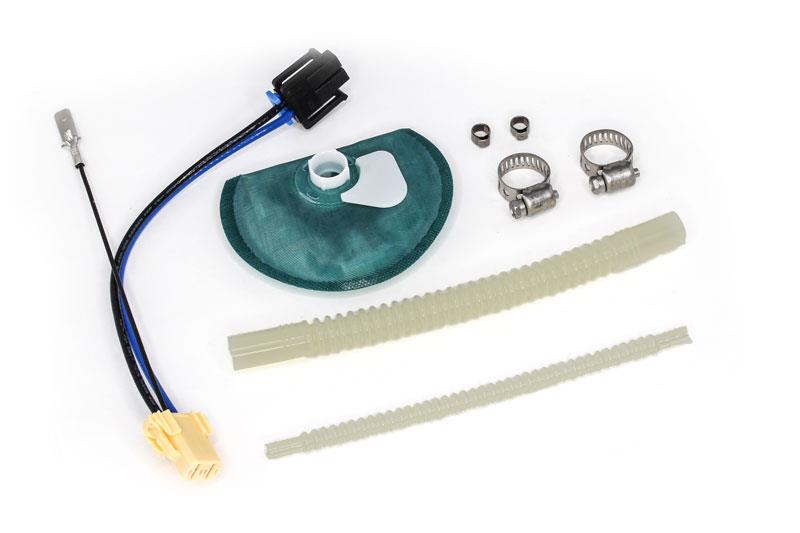 DeatschWerks DW400 415 LPH In-Tank Fuel Pump with 9-1047 Install Kit for Ford Mustang and F-150