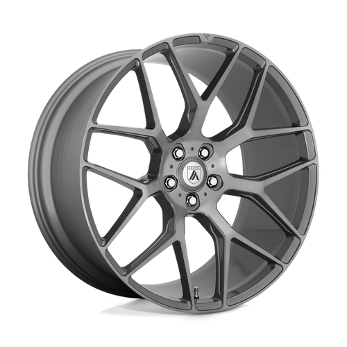 Asanti Black ABL-27 Dynasty 22x9 Titanium Brushed Wheel, 5x4.5 Bolt Pattern, +32 Offset