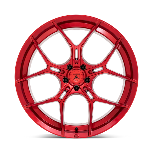 Asanti Black ABL-37 Monarch 20-Inch Candy Red Wheel, 5x115, 20mm Offset