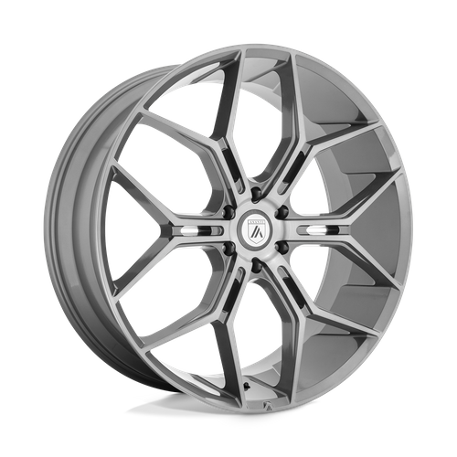 Asanti Black ABL-38 Monarch Truck 24x10 Titanium Brushed Wheel, 20mm Offset, 6x5.5 Bolt Pattern