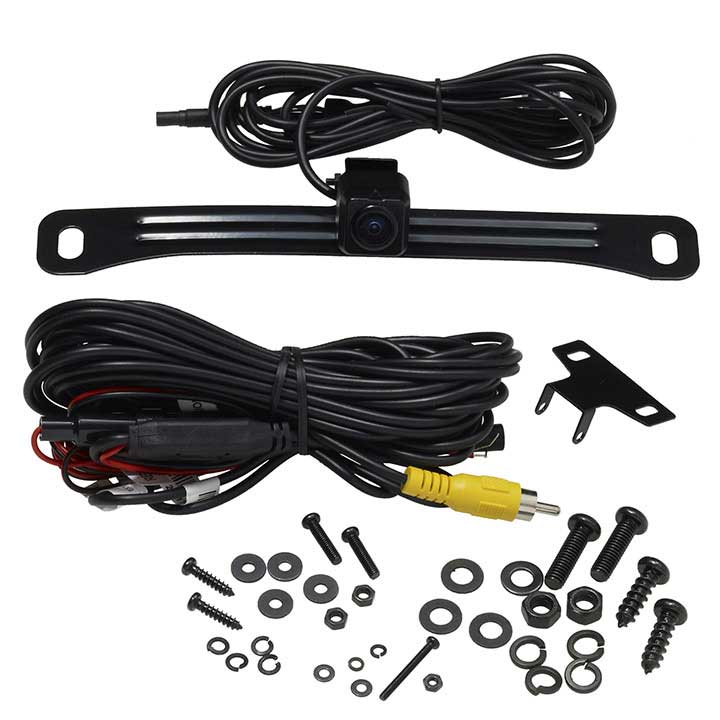 Audiovox Voxx License Plate Backup Rear View Camera - Easy Installation for Enhanced Rearward Visibility