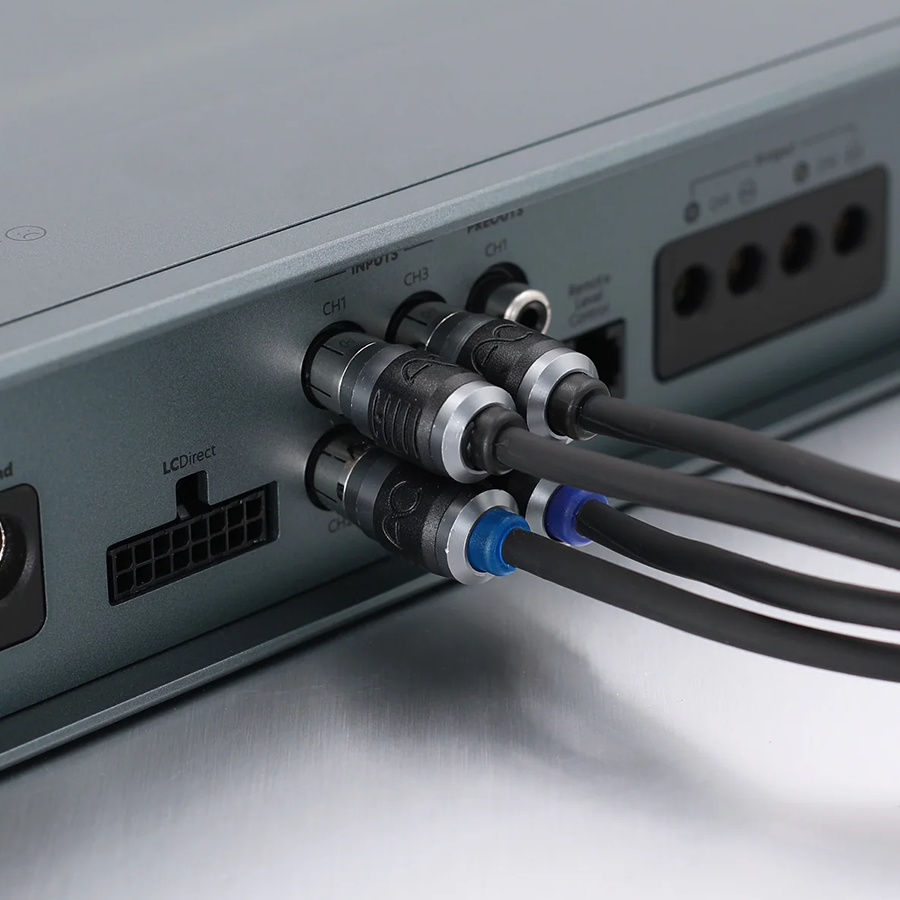 AudioControl Studio 4Ch 17' Double-Shielded Directional Twisted Pair RCA Interconnect: ACSI417
