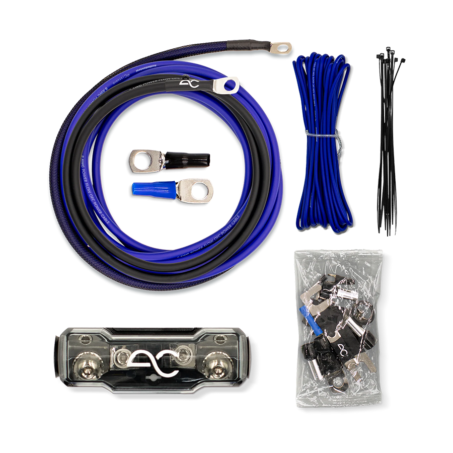 AudioControl Studio High-Performance PowerFlow OFC Amp Wiring Kit - 8 GA: ACSK08