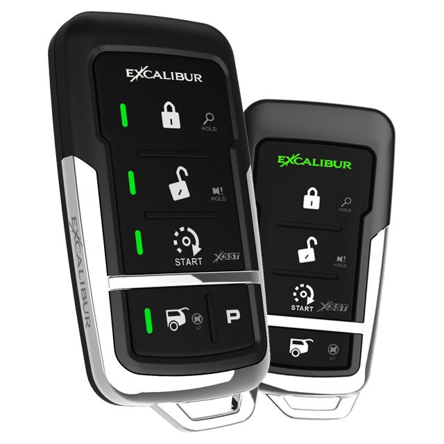 Excalibur Alarms AL17753DB 2-Way Car Alarm System with Remote Start (3000 ft Range)