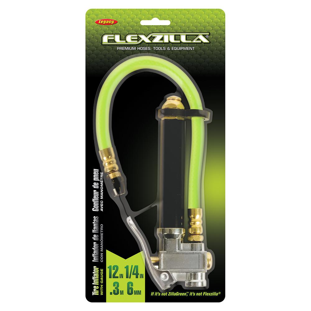 Flexzilla AL2000FZ Tire Inflator with 12-Inch Hose