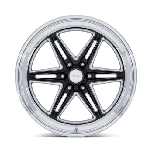 American Racing AR953 Groove 6 Drag 17x10 Wheel in Gloss Black Milled with Diamond Cut Lip