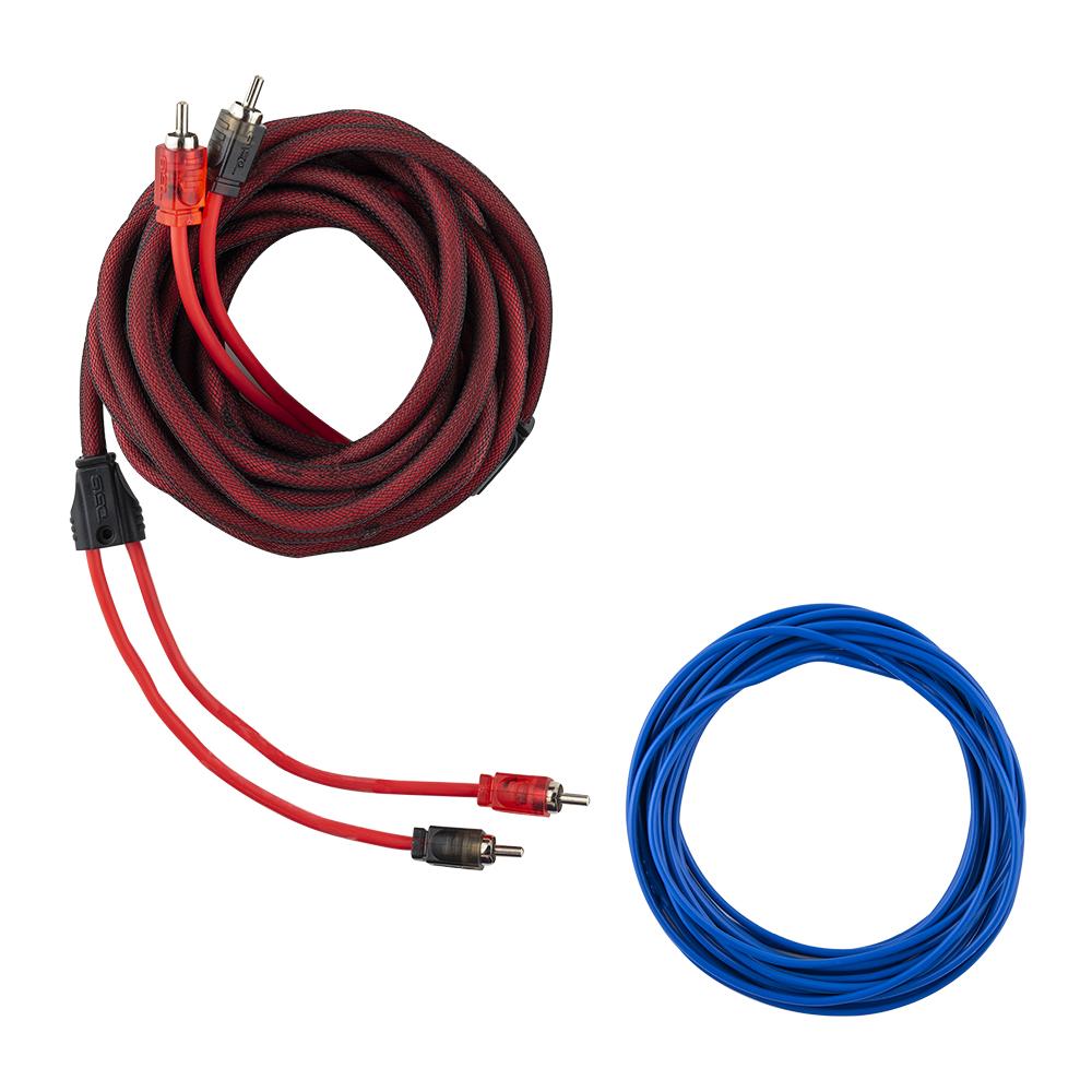 DS18 AMP KIT8DS 8 Gauge Amplifier Wiring Kit CCA Ultra Flex – 840 Watts RMS