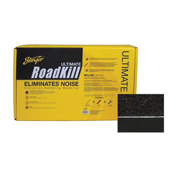 Stinger Rku36 Roadkill Ultimate Noise-deadening Material Bulk Kit, Rku 36