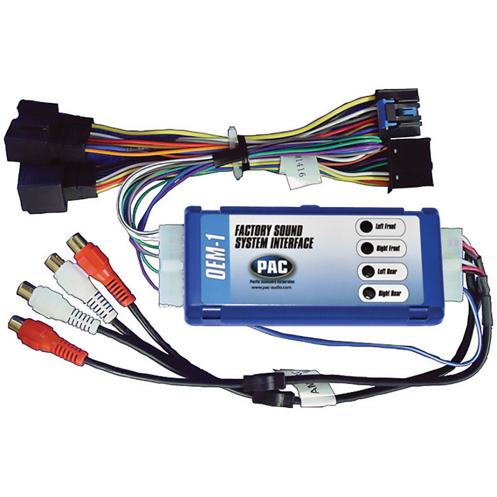 PAC Amplifier Interface for 2006-2013 GM Vehicles without Bose - Model AOEMGM1416