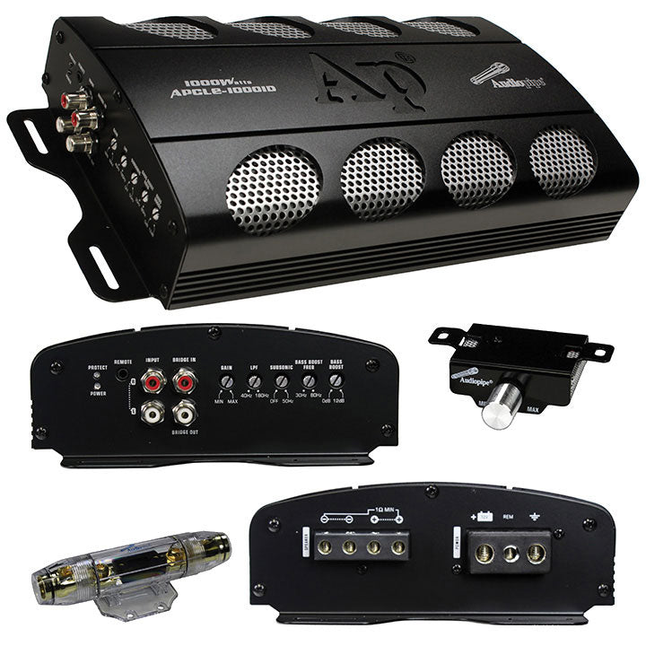 Audiopipe APCLE10001D Class D Power Amplifier – 1000W by AUDIOPIPEMAP