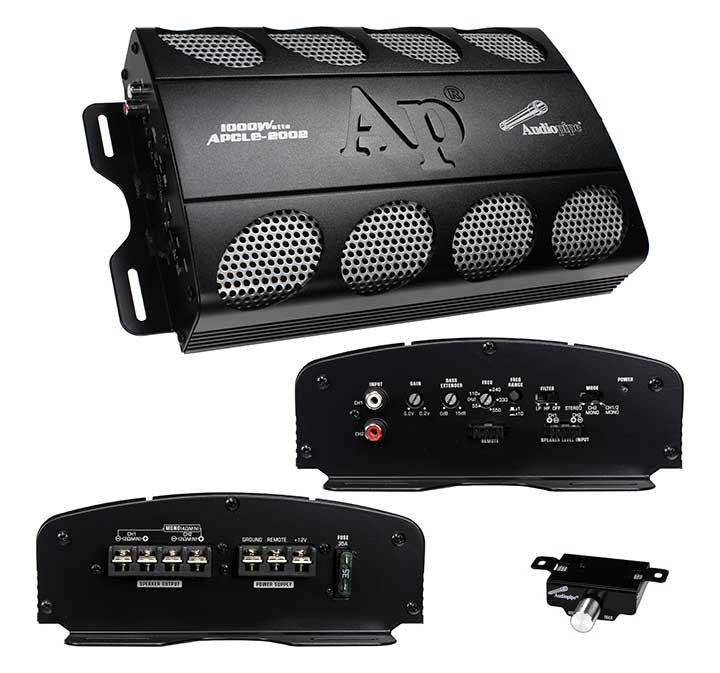 Audiopipe APCLE2002 1000-Watt 2-Channel Car Amplifier