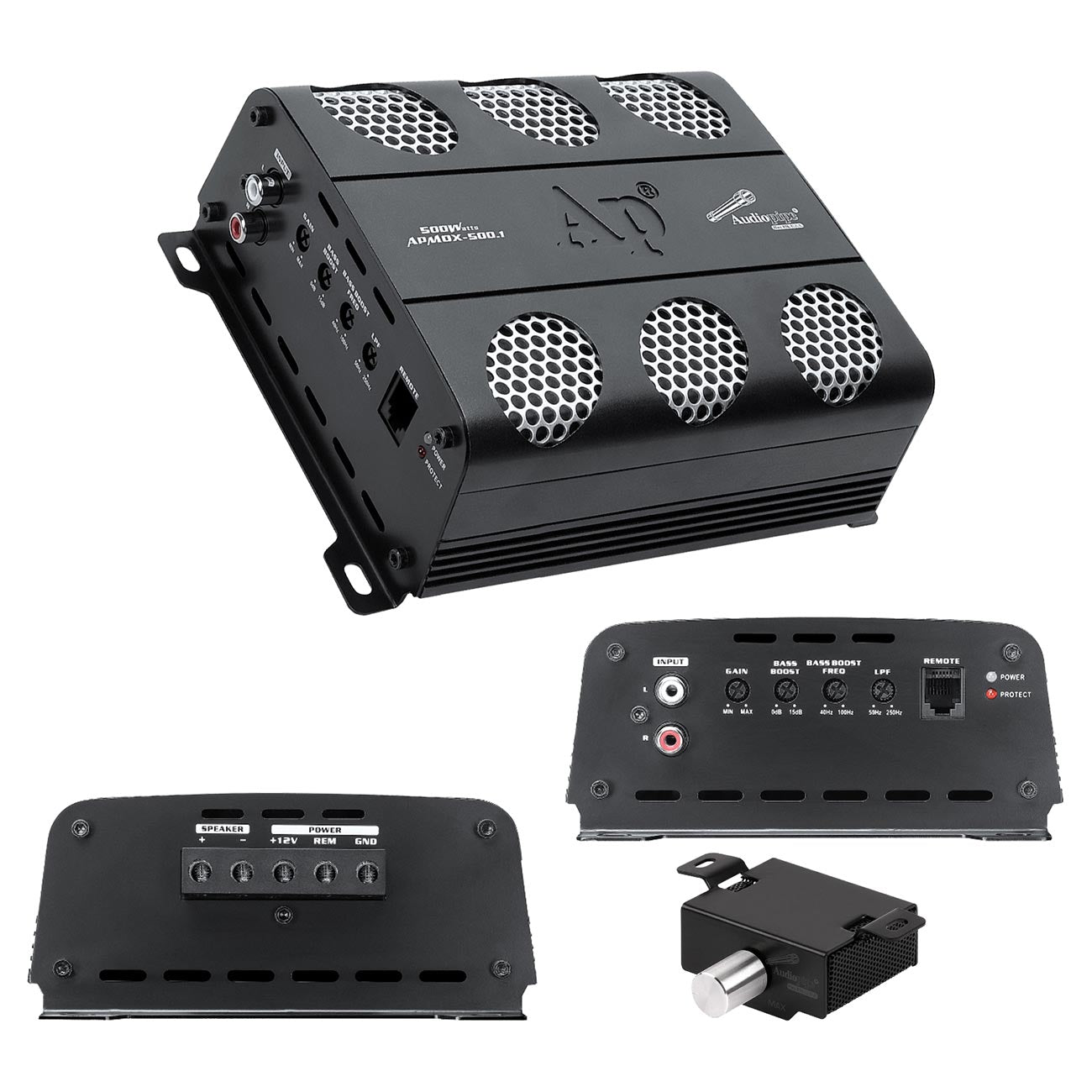Audiopipe APMOX5001 Compact Monoblock Amplifier - 580W RMS - View 1