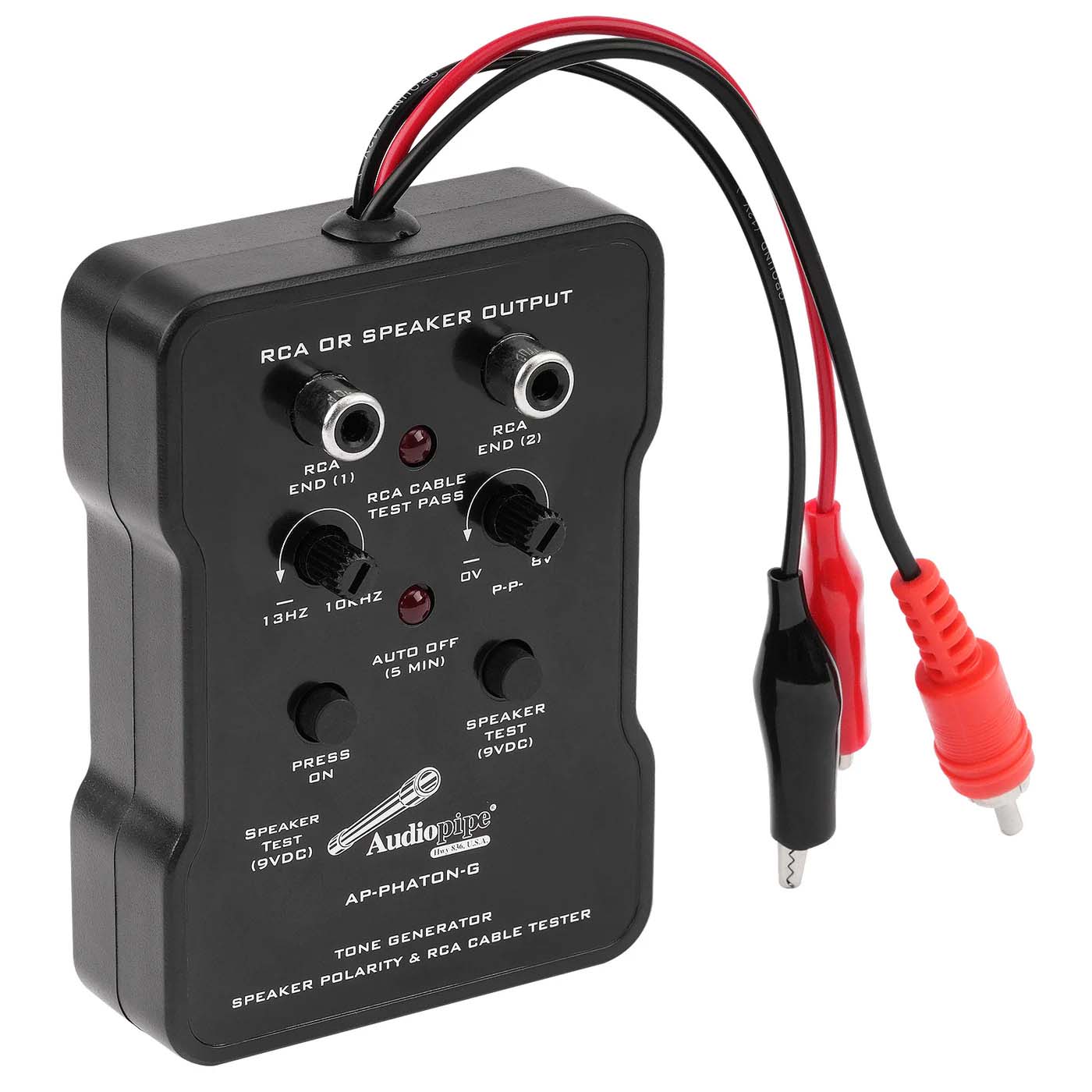 AUDIOPIPE MAP APPHATONG Tone Generator and Speaker Polarity Tester