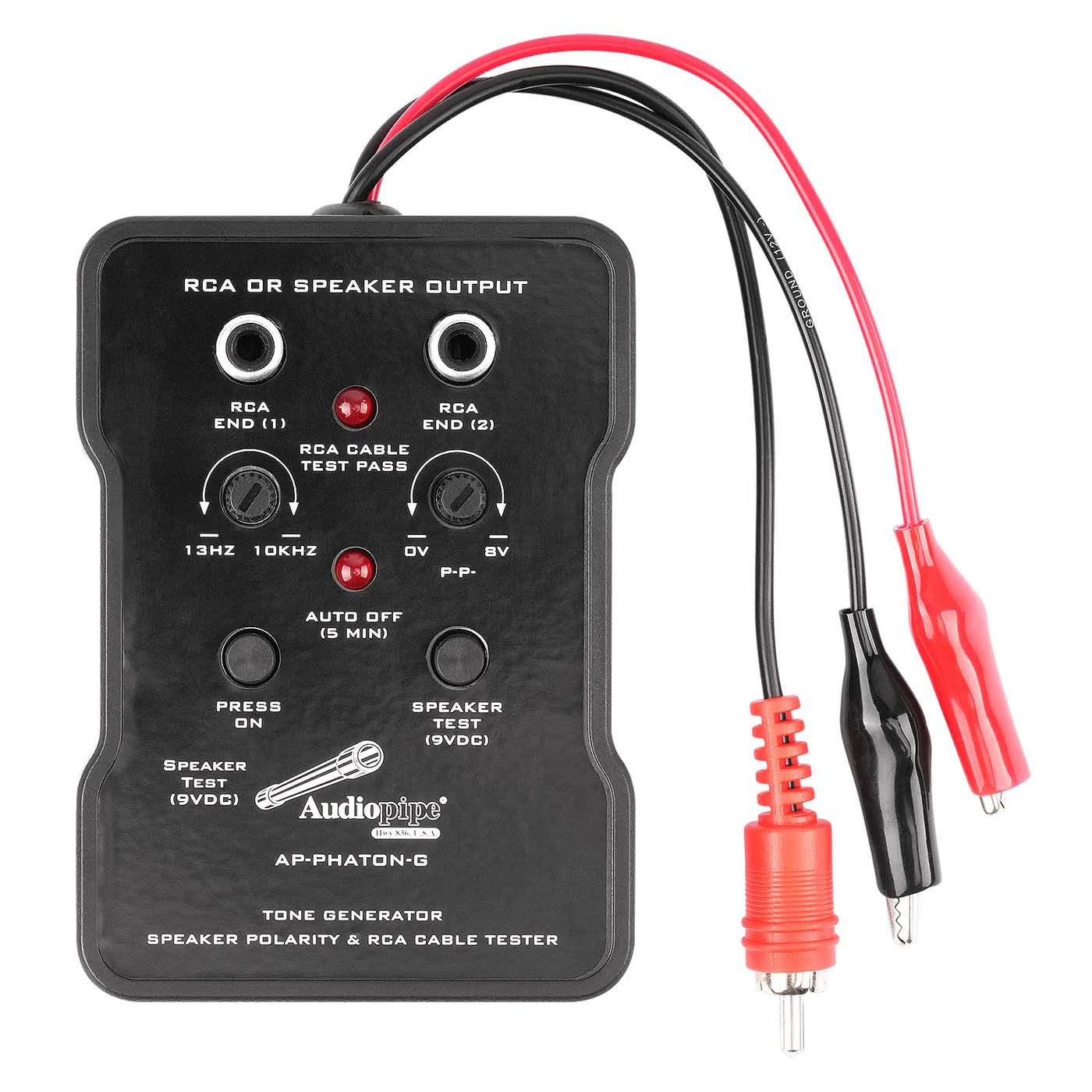 AUDIOPIPE MAP APPHATONG Tone Generator and Speaker Polarity Tester