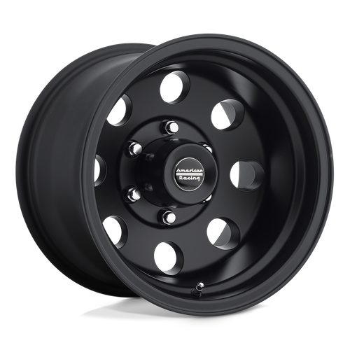 American Racing AR172 BAJA 15-Inch Satin Black Wheel, 6x5.5-Inch Bolt Pattern, -6mm Offset