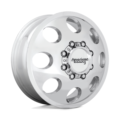 American Racing AR204 Baja Dually 16x6 8x6.5 +111 Polished Wheel