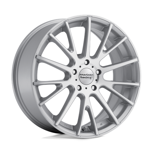 American Racing AR904 16-Inch Silver Machined Wheel, 16 x 7 Inches, 5 x 4.5-Inch Bolt Pattern, 40mm Offset