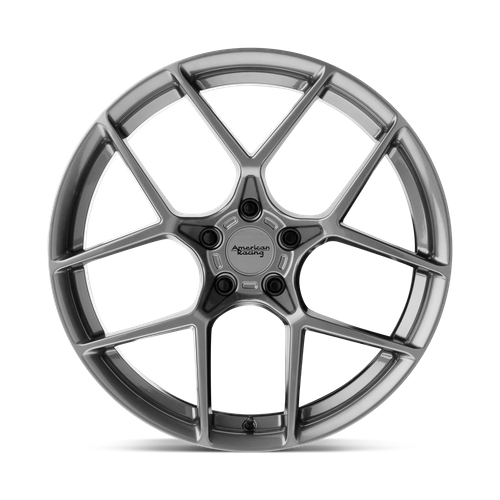 American Racing AR924 Crossfire 18x8.5-Inch Graphite Wheel, 5x4.75-Inch Bolt Pattern, +50mm Offset