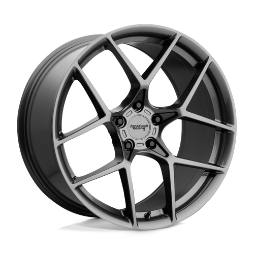 American Racing AR924 Crossfire 18x8.5-Inch Graphite Wheel, 5x4.75-Inch Bolt Pattern, +50mm Offset