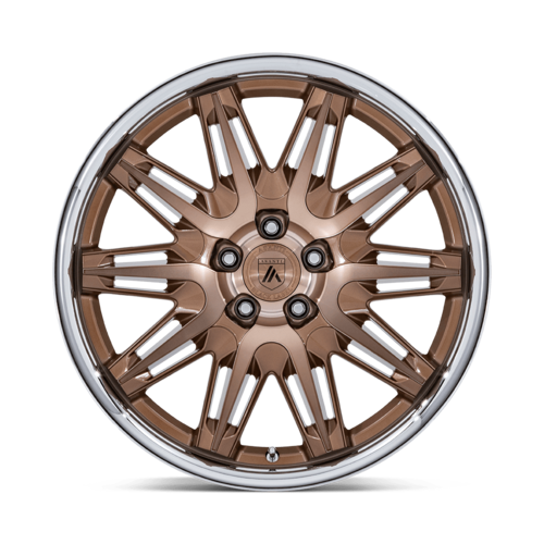 Asanti Black AB047 Imperator 22x9-Inch Bronze Machined Wheel, 5x120 Bolt Pattern, +27 Offset