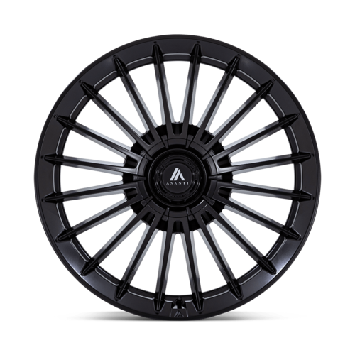 Asanti Black AB048 Viceroy 20x10.5-Inch Matte Black Wheel, 5x112/5x120 Bolt Pattern, +38 Offset