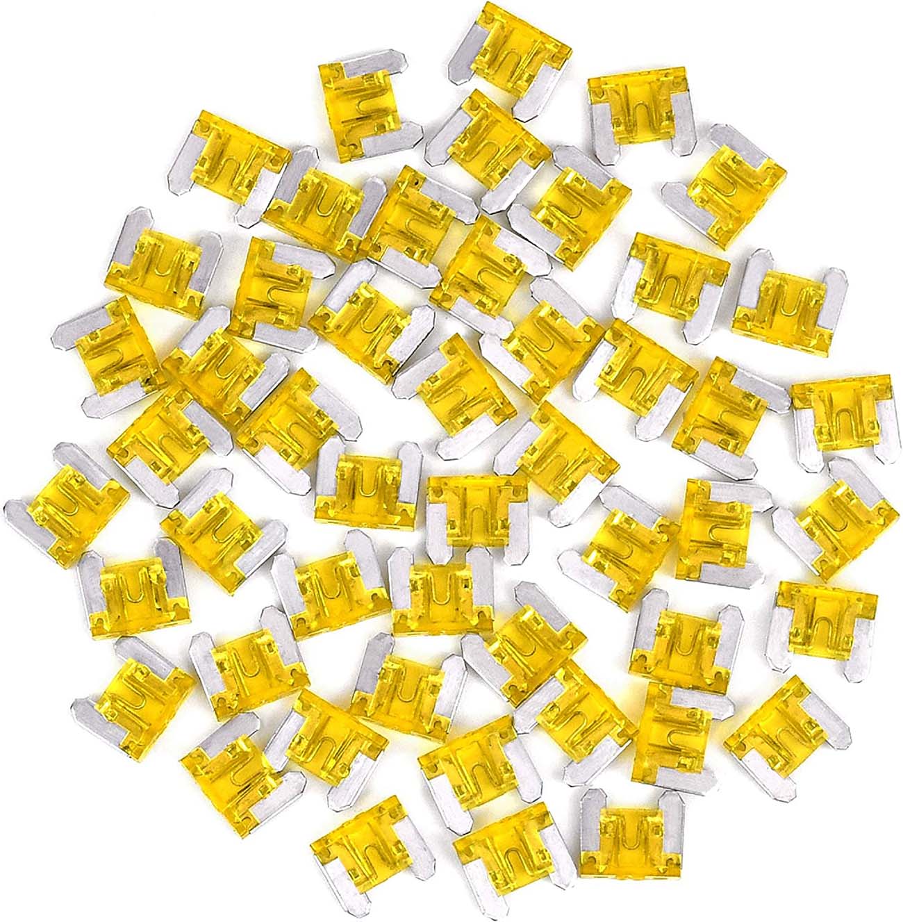 Nippon Audiopipe ATM 20 Amp Low Profile Mini Fuse Pack of 25