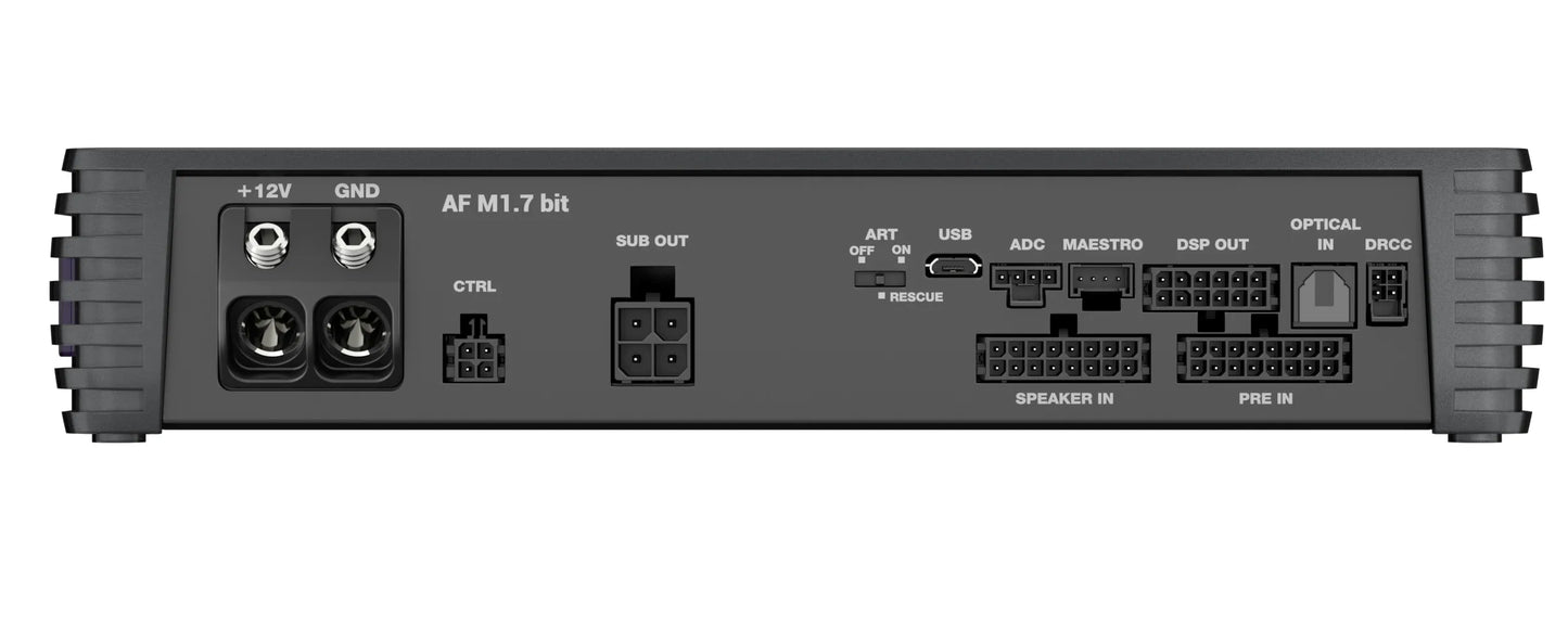Audison - AF M1.7 bit DSP Amplifier | 1200 W | 7 CH DSP + 1 x 1200 W @ 1 ohm | D - View 2