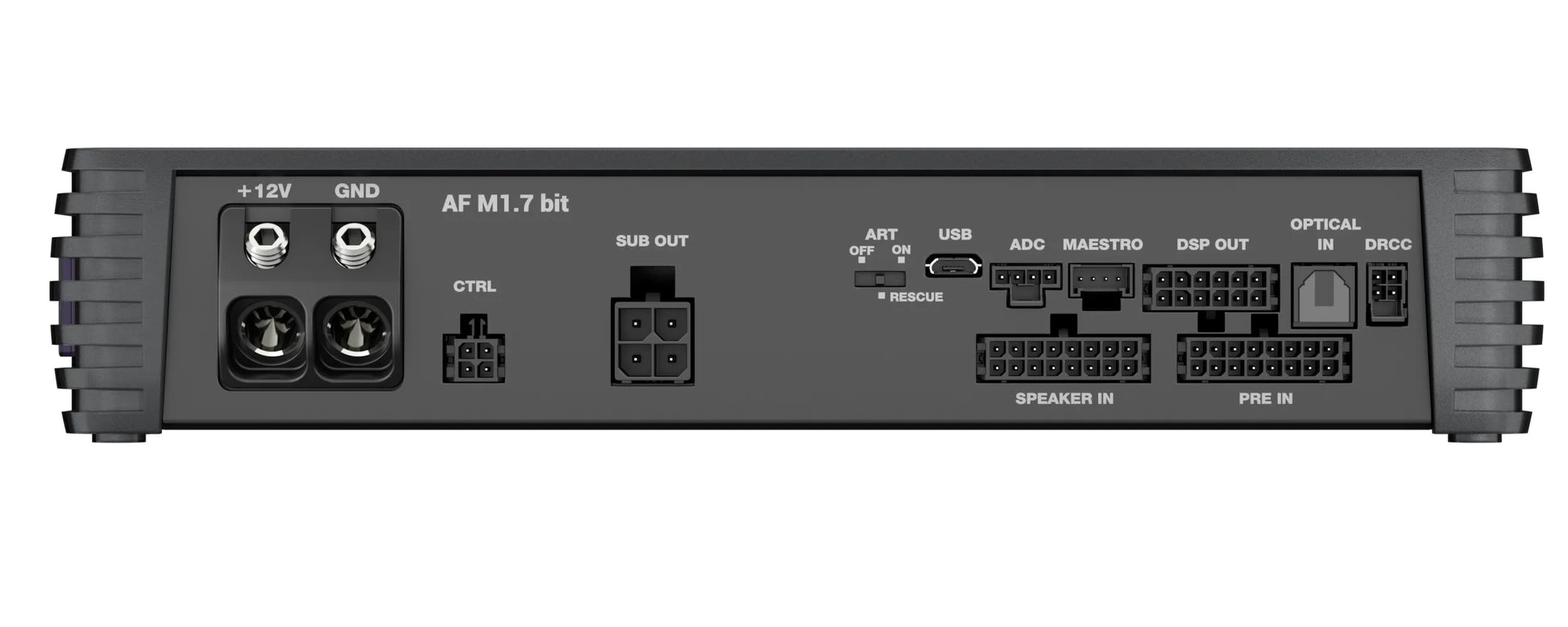 Audison - AF M1.7 bit DSP Amplifier | 1200 W | 7 CH DSP + 1 x 1200 W @ 1 ohm | D - View 2