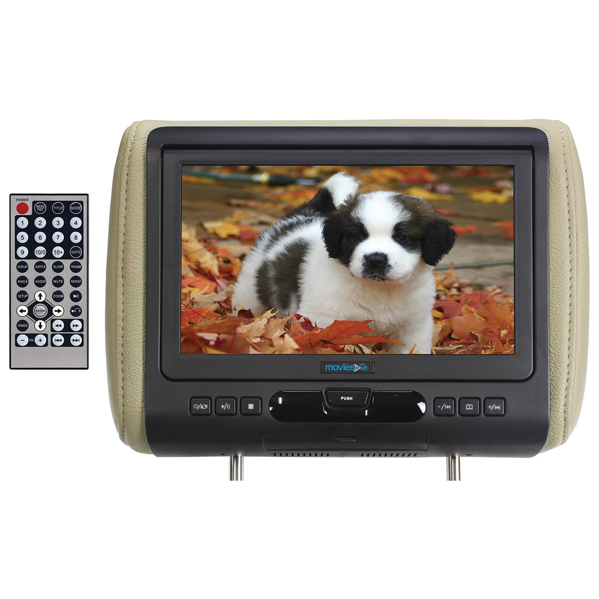 Audiovox Movies to Go (Single) 9-Inch Headrest Monitor with DVD Player and IR/FM Transmitters