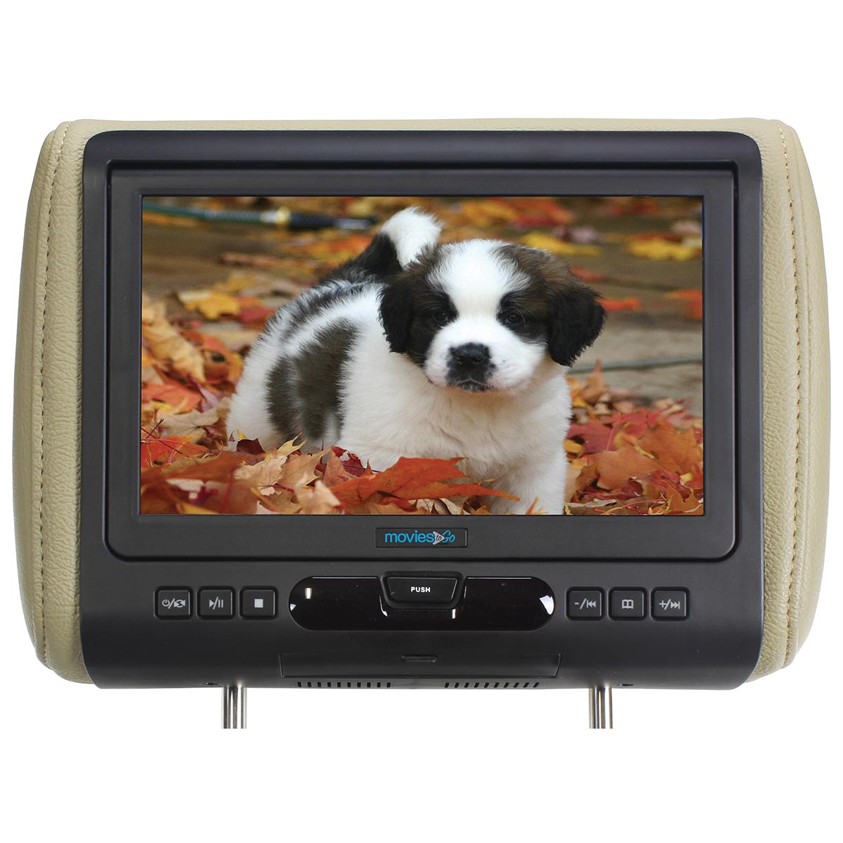 Audiovox Movies to Go (Single) 9-Inch Headrest Monitor with DVD Player and IR/FM Transmitters
