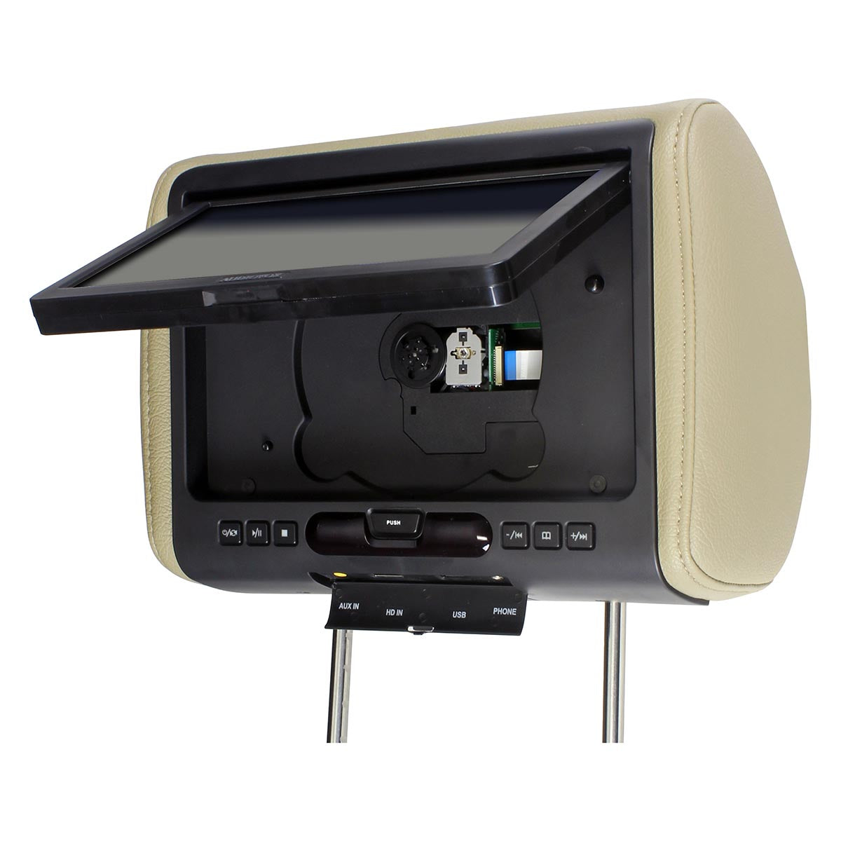 Audiovox Movies to Go (Single) 9-Inch Headrest Monitor with DVD Player and IR/FM Transmitters