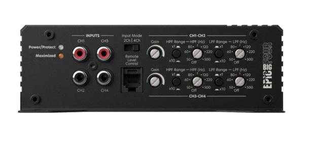 Audio Control 4-Channel Amplifier, 1400W RMS: EPICBIGFOUR