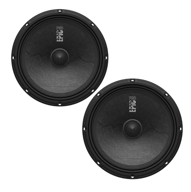 Audio Control EPIC PRO 6.5" Midrange Speakers - 200 Watt RMS / 300 Watt Max, 4 Ohm (Pair): EPICPRO6X