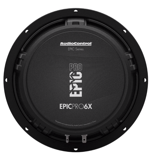 Audio Control EPIC PRO 6.5" Midrange Speakers - 200 Watt RMS / 300 Watt Max, 4 Ohm (Pair): EPICPRO6X