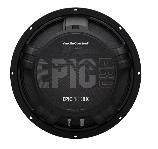 Audio Control EPIC PRO 8" Midrange Speakers - 250 Watt RMS / 350 Watt Max, 4 Ohm (Pair): EPICPRO8X