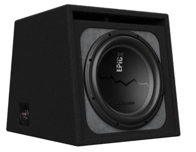 Audio Control EPICX Series Loaded Vented 8" Subwoofer Enclosure 400RMS: EPICXV8