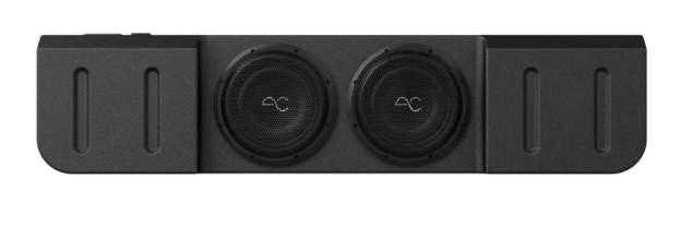 Audio Control Dual 10" Under Seat Sealed Subwoofer Enclosure For Ford: 2015+ F-150 Super Crew / 2017+ F-250/350 Super Duty Crew Cab: TXFF15D10