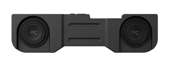 Audio Control Dual 10" Under Seat Sealed Subwoofer Enclosure For Chevy 14-18 Silverado/Sierra 1500 Crew 14-19 Silverado/Sierra 2500/3500 Crew: TXGM14D10