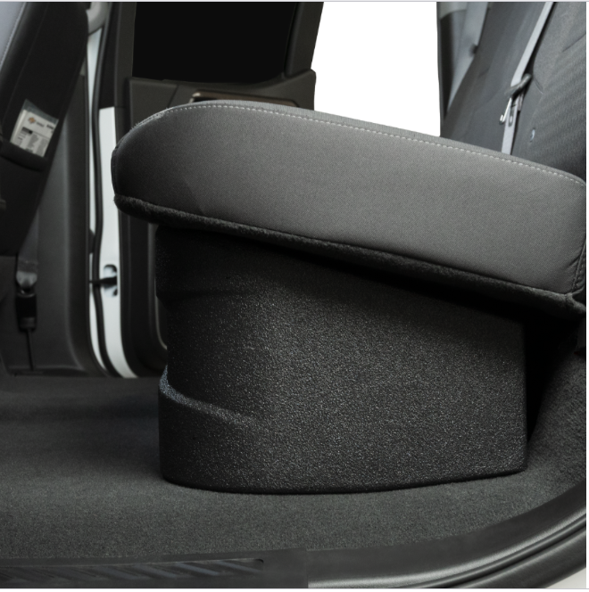 Audio Control Dual 10" Under Seat Vented Subwoofer Enclosure For Chevy 19+ Silverado/Sierra 1500 Crew & 20+ Silverado/Sierra 2500/3500 Crew: TXGM19D10