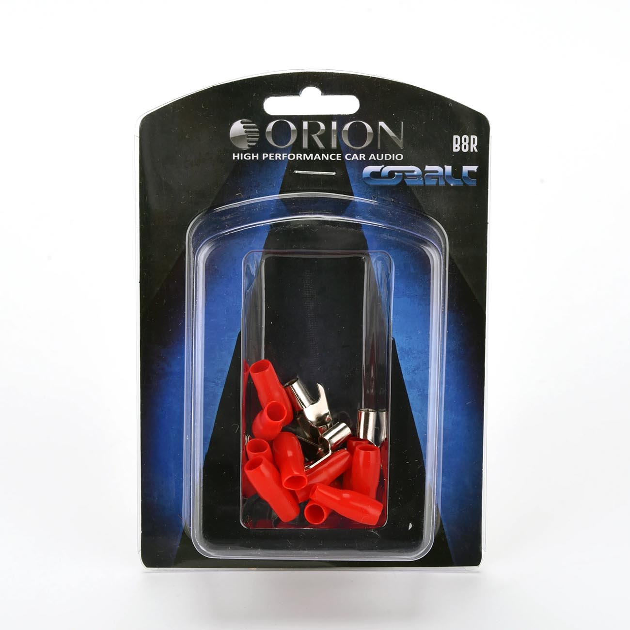 Orion Wired Series Barrier Spade Terminal B8R - 8 Gauge, #10 Gold & Red, Pack of - View 2