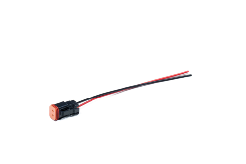 Morimoto Offroad BAF135H Deutsch DT 2-Pin Extension, 6-Inch