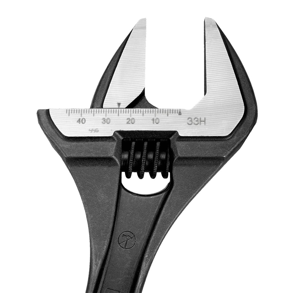 Bahco 10-Inch Wide Jaw Adjustable Wrench with Valve-Persuader Hook