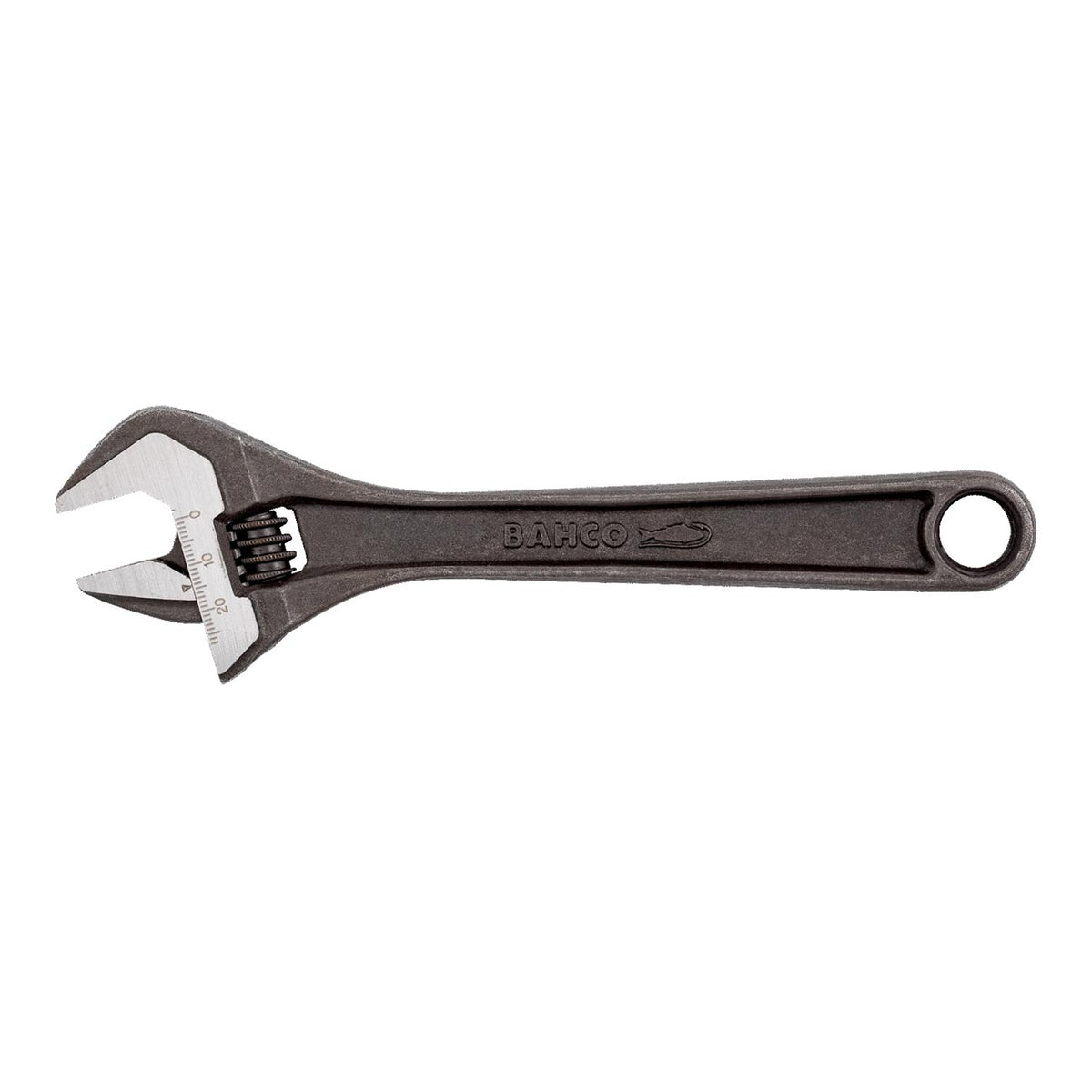 Bahco 10-Inch Slim Head Adjustable Wrench with Black Phosphate Finish