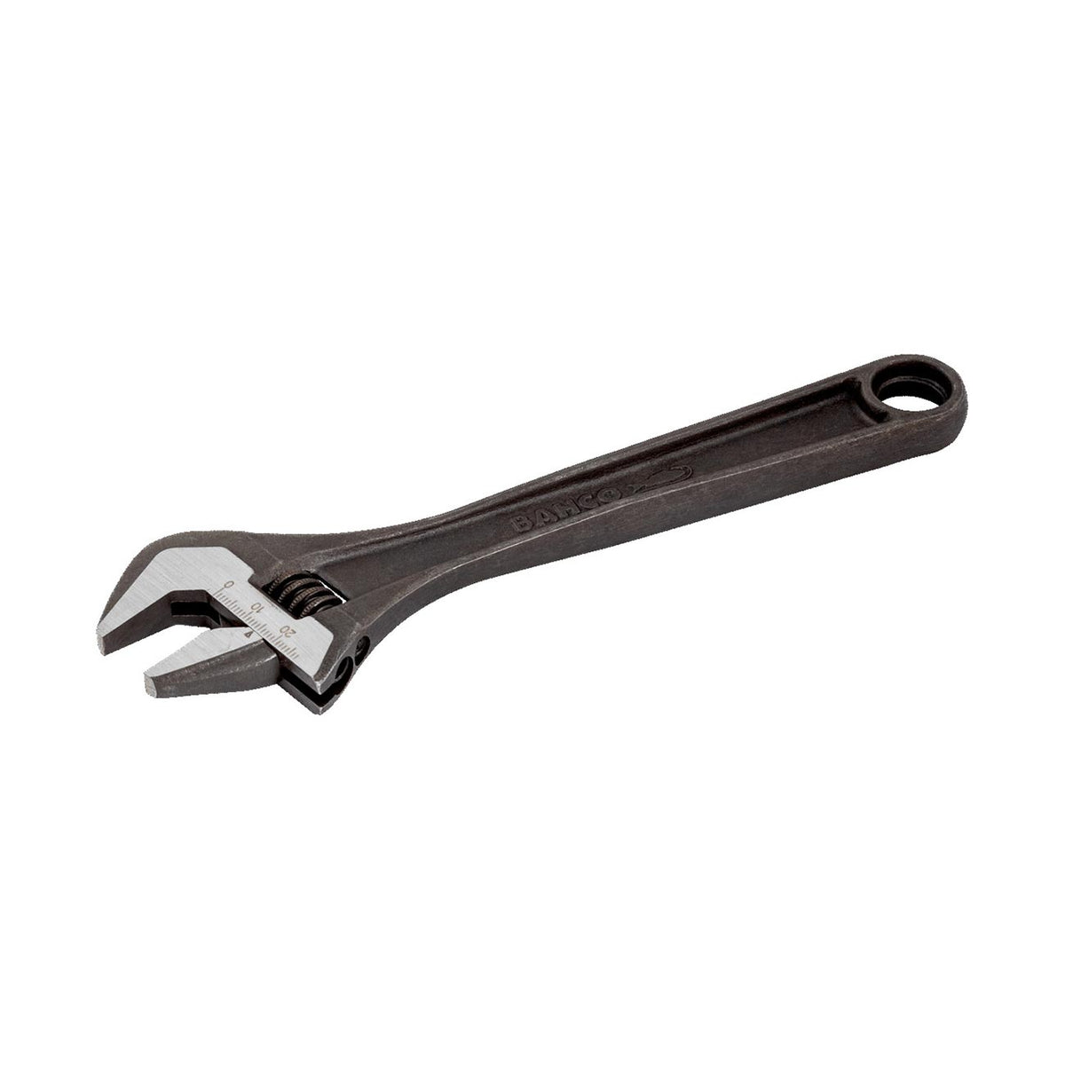Bahco 10-Inch Slim Head Adjustable Wrench with Black Phosphate Finish
