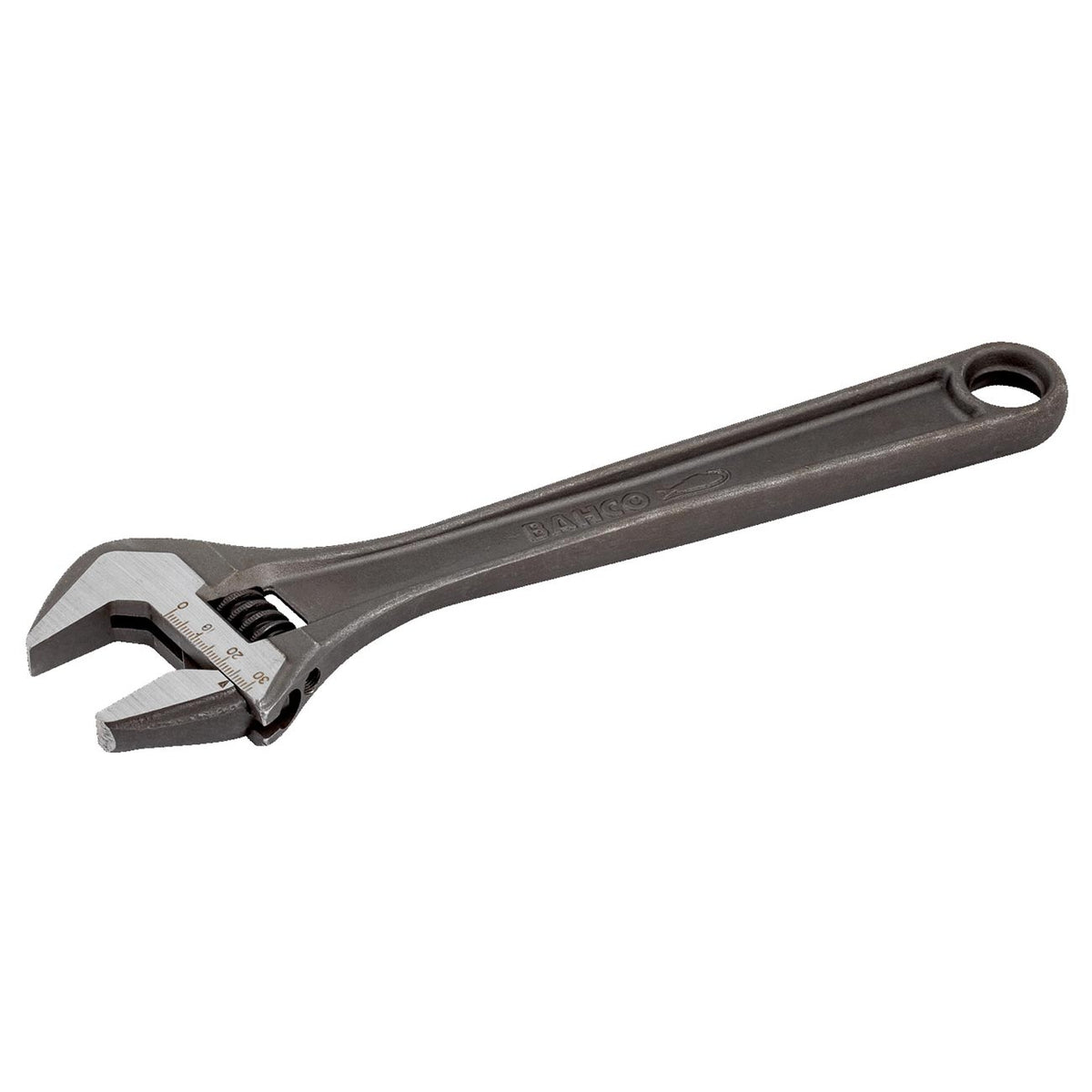 Bahco 8073RUS 12-Inch Slim Head Adjustable Wrench with Black Phosphate Finish