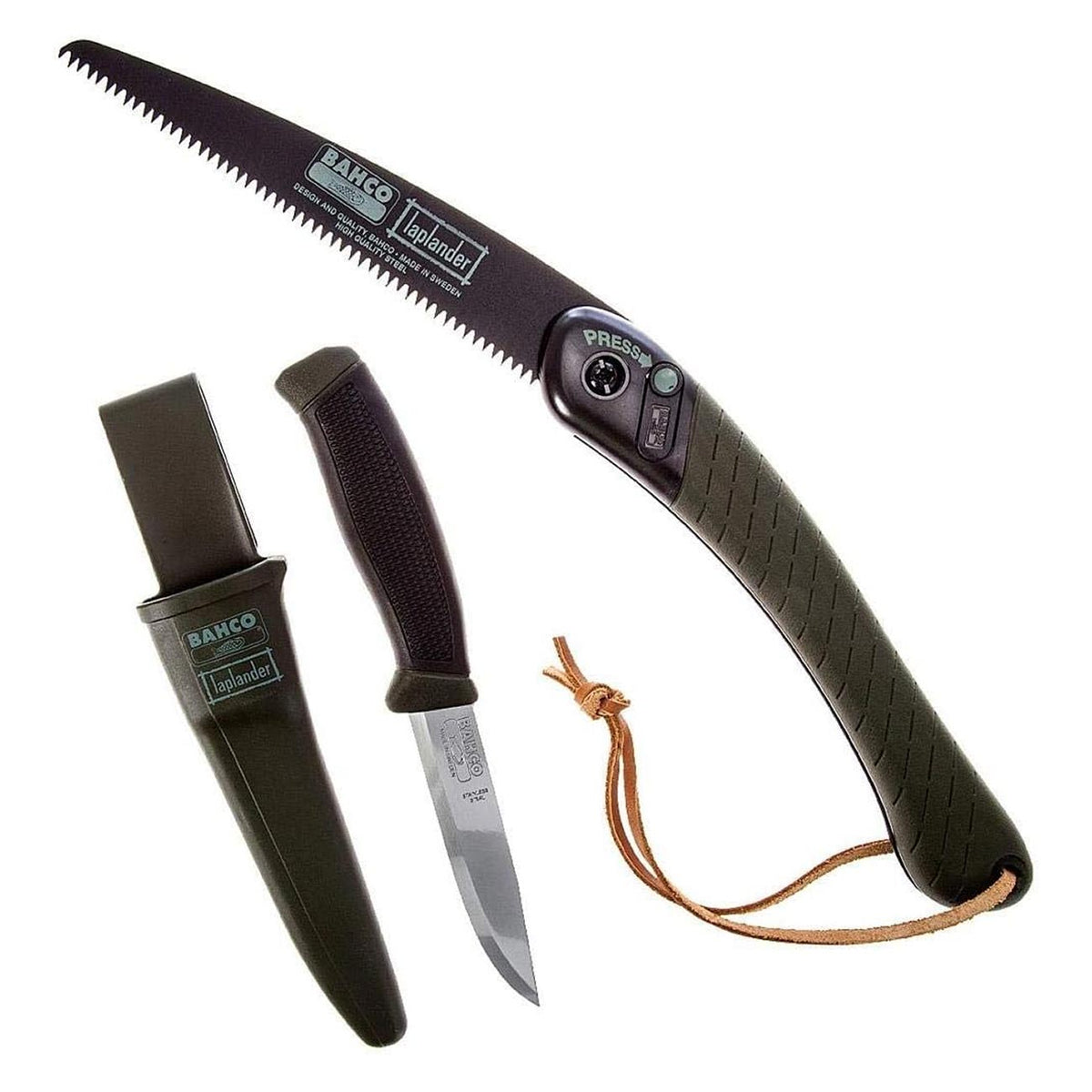 Bahco Laplander 2-Piece Folding Saw and Knife Set