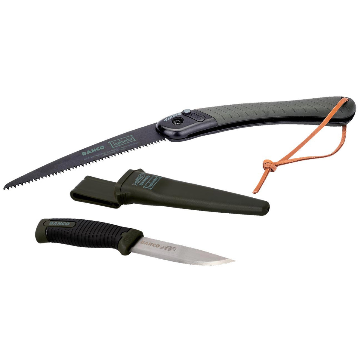Bahco Laplander 2-Piece Folding Saw and Knife Set